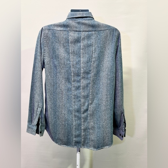 HOWE Men's gray/blue Creative Workforce #65 long sleeve button down size L - Picture 6 of 13